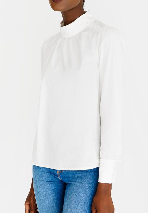 Vero Moda - Button Detail Shirt White