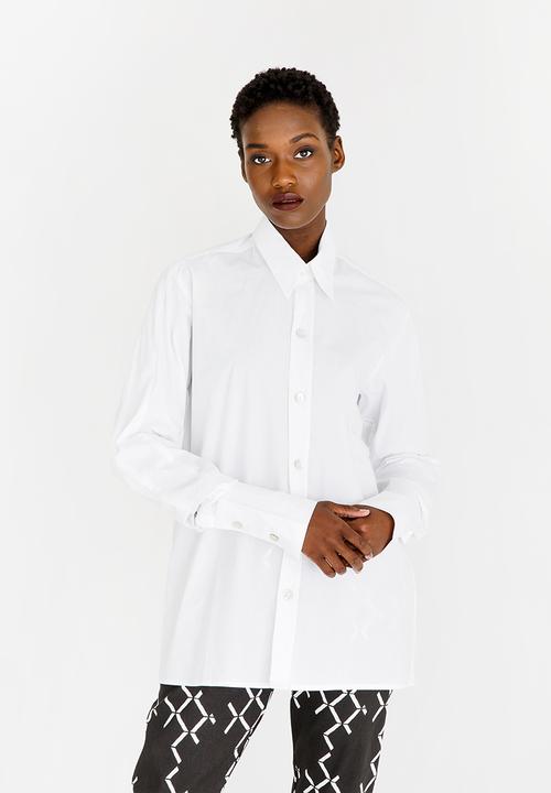 Chulaap - Shirt with Tie Detail White