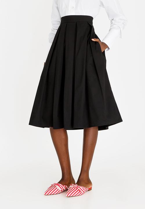 Chulaap - 50s Midi Skirt Black