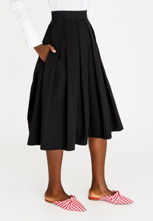 Chulaap - 50s Midi Skirt Black