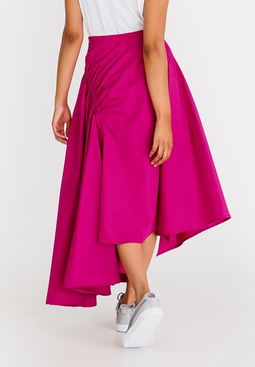 STYLE REPUBLIC - Asymmetrical Skirt Magenta