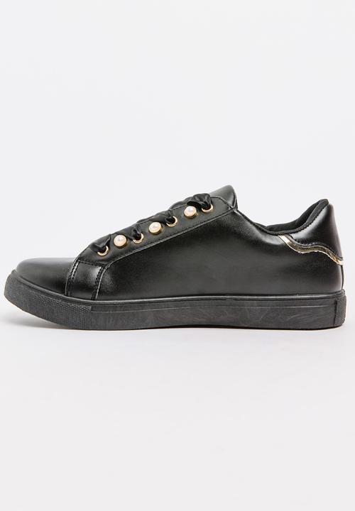 Awol - Pearl Detail Sneakers Black