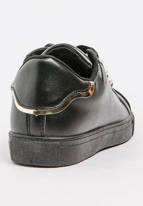 Awol - Pearl Detail Sneakers Black