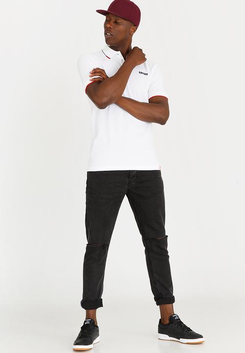 SOVIET - Swansea Pique Golfer White