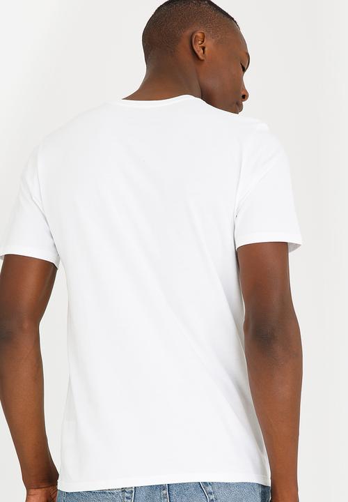 Hurley - Icon Slash Push Through T Shirt White