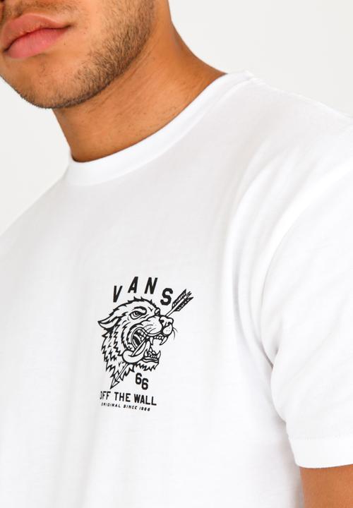 Vans - Tied Tongue  Printed Tee White