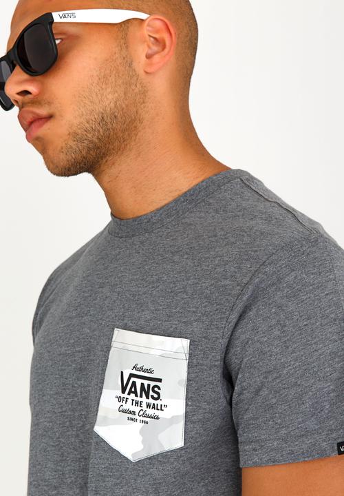Vans - Print Box Pocket Tee Grey