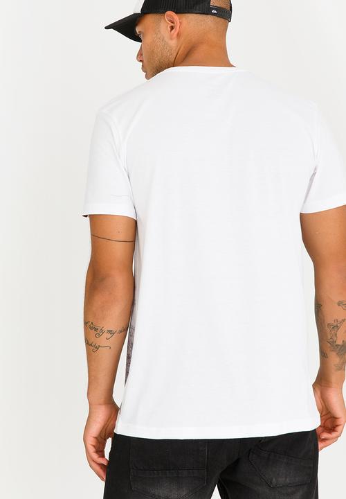 Quiksilver - Smashed Crew Neck Tee White