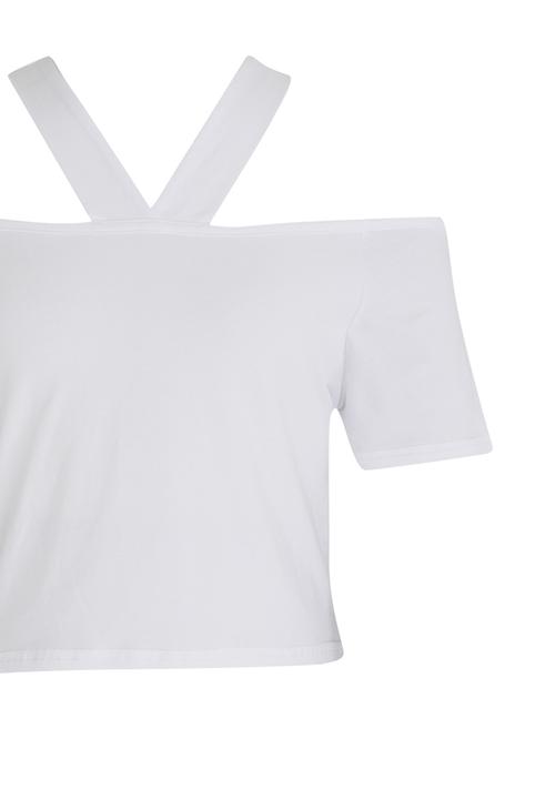 Rebel Republic - Crop Top White