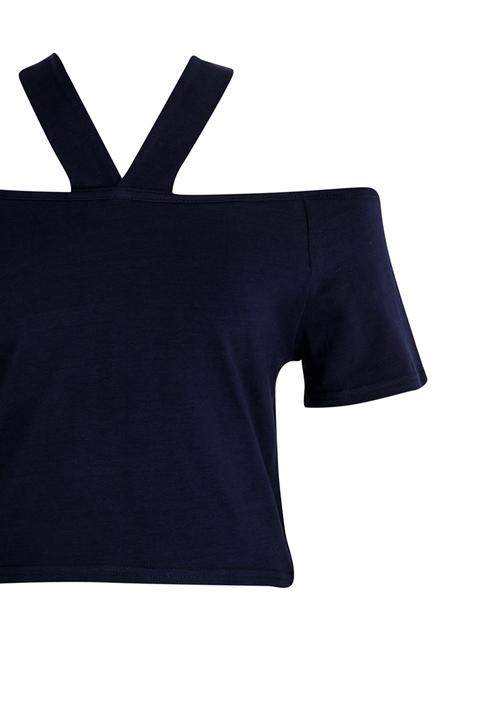 Rebel Republic - Crop Top Navy