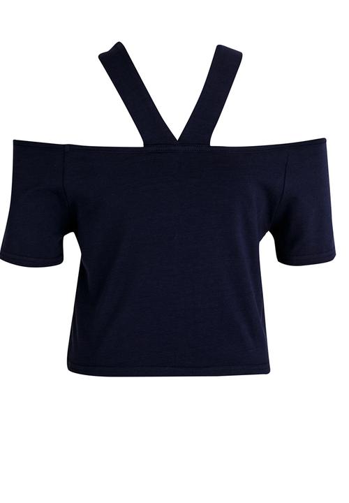 Rebel Republic - Crop Top Navy