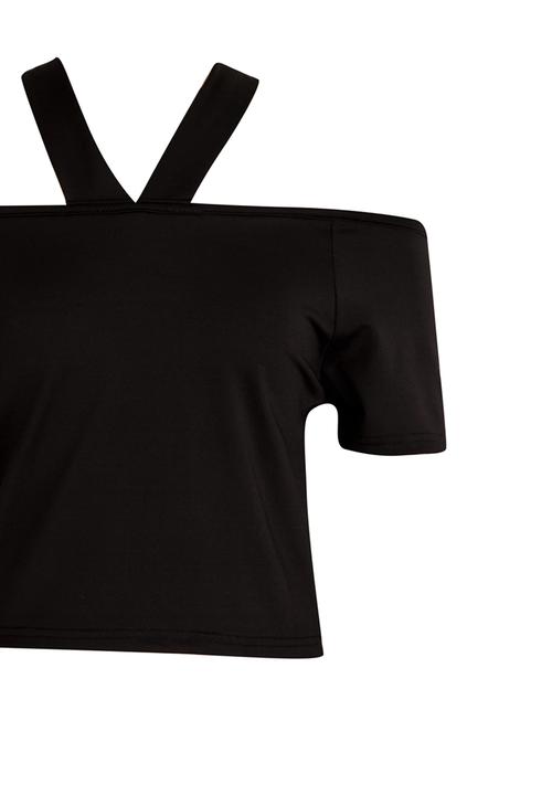 Rebel Republic - Crop Top Black