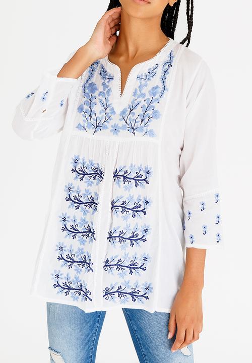 G Couture - Embroidered Tunic Multi-colour