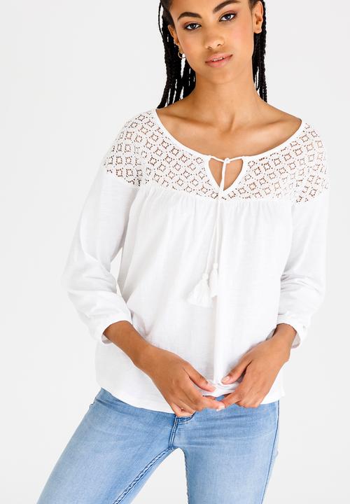 Rip Curl - Twice as Nice Long Sleeve Top White