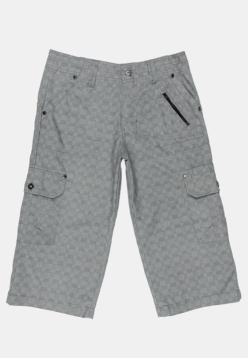 Retro Fire - Boys Cammy Shorts Grey
