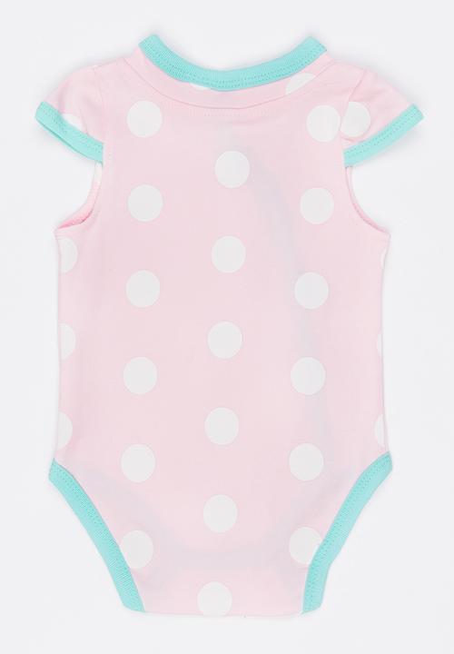 Pop Candy - Shortsleeve Bodysuit Pale Pink