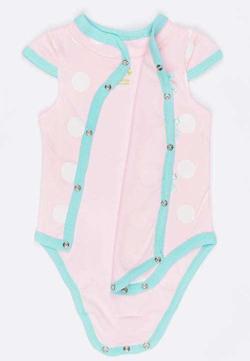Pop Candy - Shortsleeve Bodysuit Pale Pink