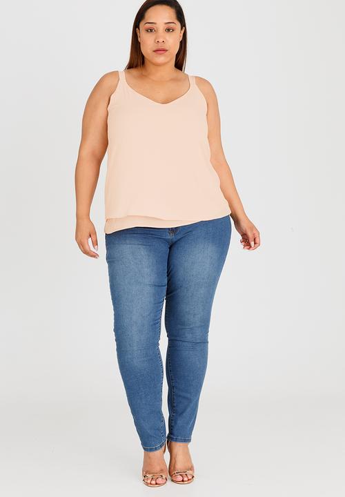 edit Plus - Woven Cami Peach