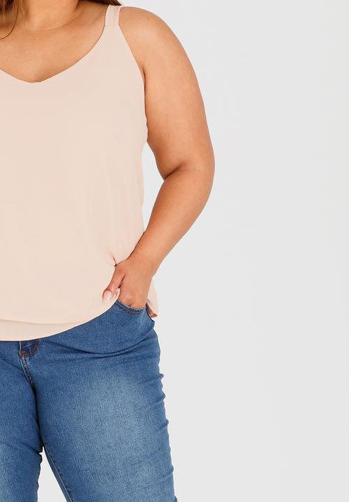 edit Plus - Woven Cami Peach