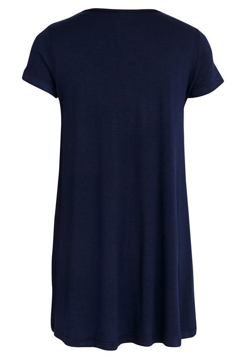 Rebel Republic - Criss Cross Front A-line Dress Navy