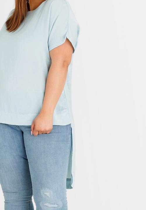 edit Plus - Hi-low Tunic Light Green