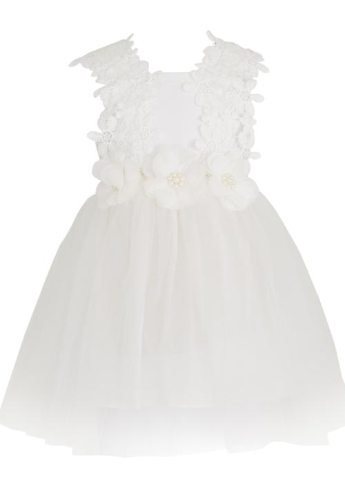 Pop Candy - Flower Princess Dress Off White