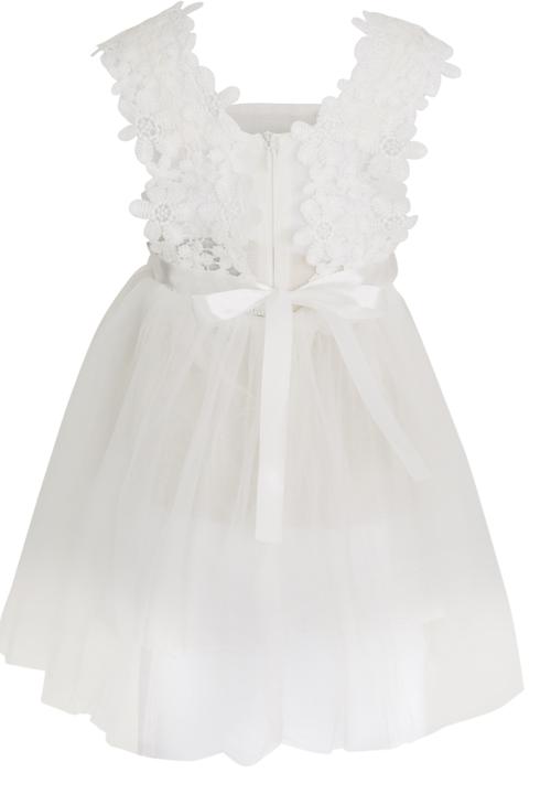 Pop Candy - Flower Princess Dress Off White
