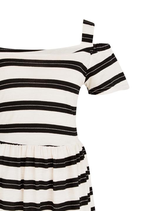Rebel Republic - Cold Shoulder Jersey Dress Multi-colour