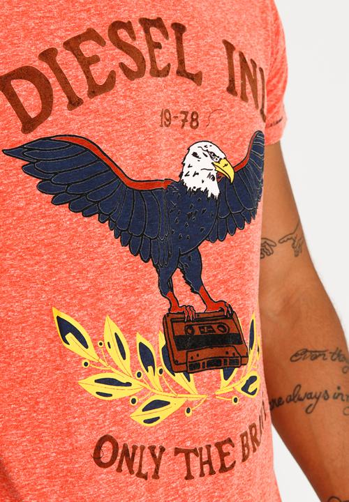 Diesel  - T-Diego - RP T-Shirt Orange