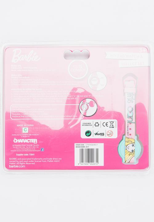 Character Fashion - Barbie Watch & Wallet Set Multi-colour