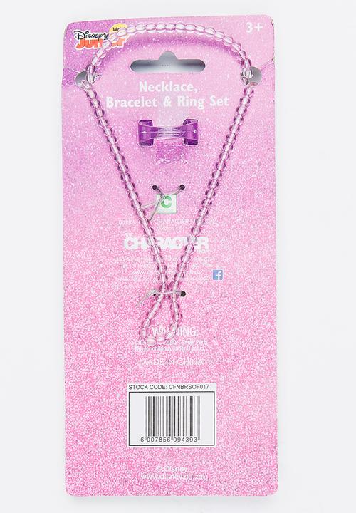 Character Fashion - Sofia The First Jewellery Set Dark Purple