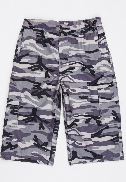Twin Clothing - Boys Camo Shorts Multi-colour