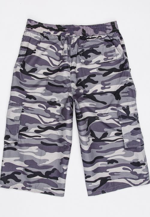 Twin Clothing - Boys Camo Shorts Multi-colour