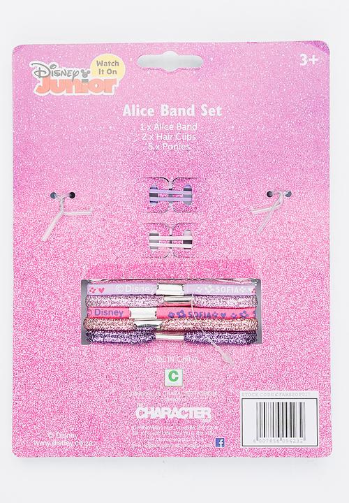 Character Fashion - Sofia The First Aliceband Set Mid Purple