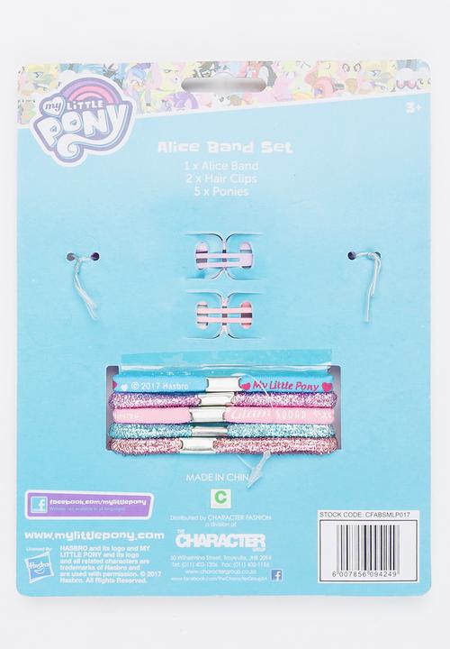 Character Fashion - My Little Pony Aliceband Set Multi-colour