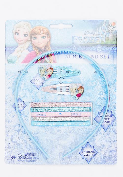 Character Fashion - Frozen Aliceband Set Blue