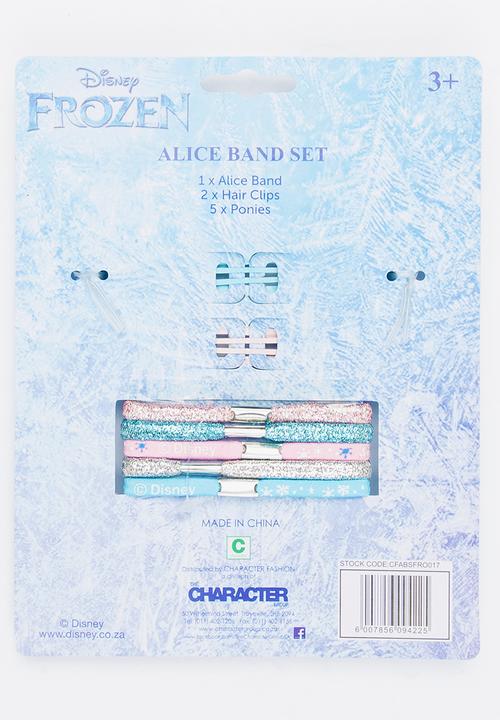 Character Fashion - Frozen Aliceband Set Blue