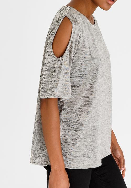 edit - Cold Shoulder Top Stone