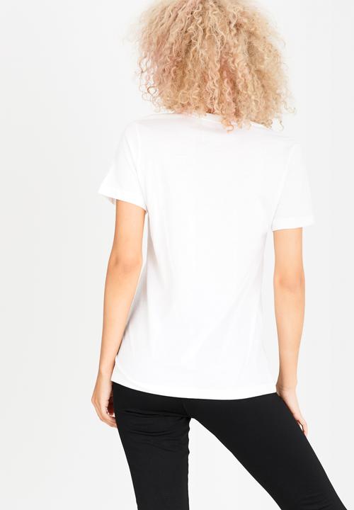 Converse - V-neck Tee White