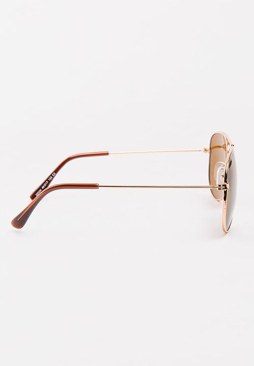 Pop Candy - Aviator Sunglasses Gold