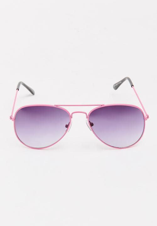 Pop Candy - Aviator Sunglasses Mid Pink