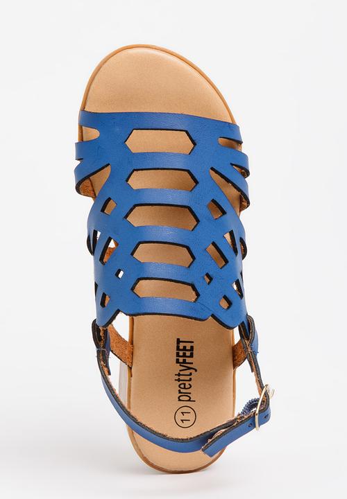 Jumbo - Cut-Out Block Heel Navy