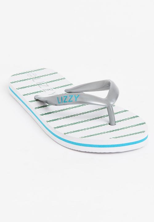 Lizzy - Teen Katie Flipflop Silver