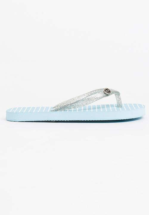 World Tribe - Little Treasure Girls Flip Flops Blue