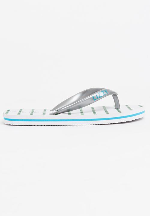 Lizzy - Teen Katie Flipflop Silver