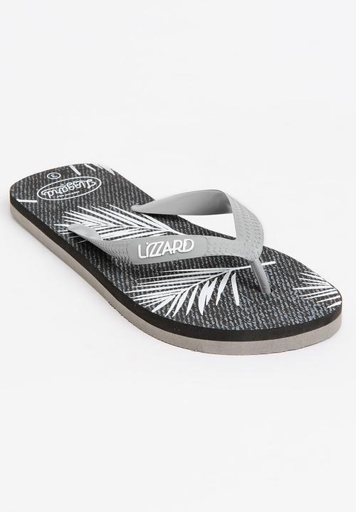 Lizzard - Teen Nolan Flip-flop Black and Grey