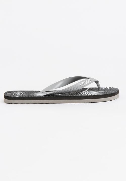 Lizzard - Teen Nolan Flip-flop Black and Grey