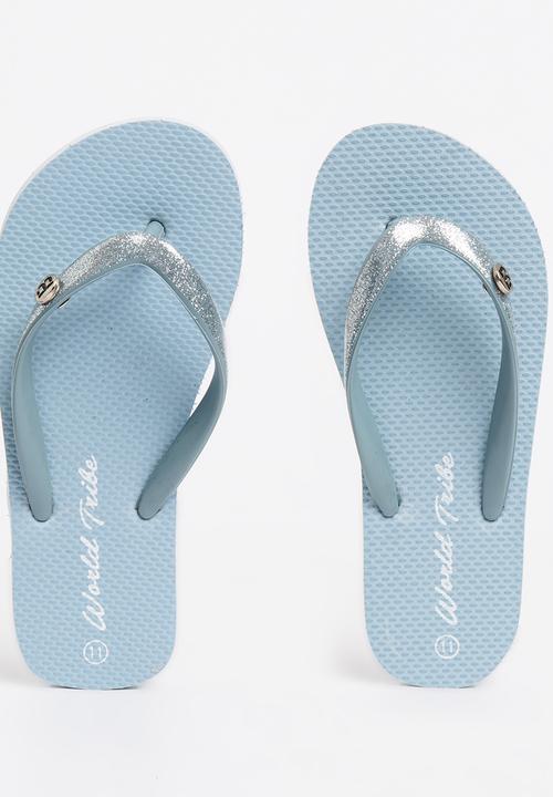 World Tribe - Melody Girls Flip Flops Blue