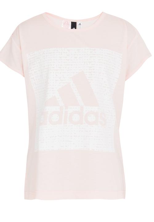 adidas Performance - Logo In The Box Loose Tee Pale Pink