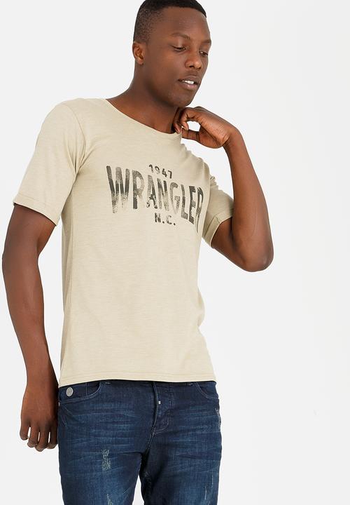 Wrangler - Pucker Up Crew Neck Tee Khaki Green